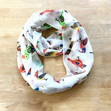 Load image into Gallery viewer, Scarf Chanderi - Varanasi Birds
