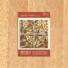 Load image into Gallery viewer, Fridge Magnet set of 4 - Amer Fort Frescoes
