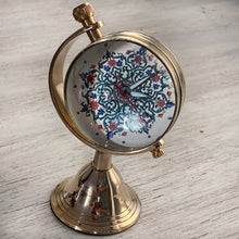 Load image into Gallery viewer, Globe Clock - Painted Medallion, Jaipur
