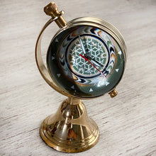 Load image into Gallery viewer, Globe Clock - Painted Medallion, Nahargarh, Jaipur

