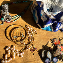 Load image into Gallery viewer, Jewellery Organiser - Blue Pottery
