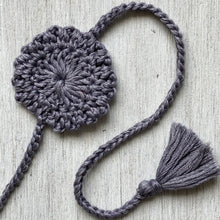 Load image into Gallery viewer, Rakhi - Mandala - Crochet - Grey
