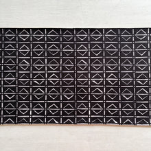 Load image into Gallery viewer, Table Runner - Mandana - with Yellow Border 58 X 12 in
