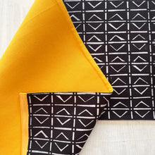 Load image into Gallery viewer, Table Runner - Mandana - with Yellow Border 58 X 12 in
