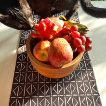 Load image into Gallery viewer, Table Runner - Mandana - with Yellow Border 58 X 12 in
