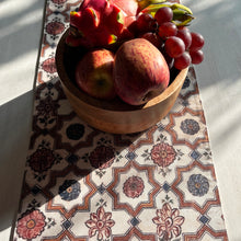 Load image into Gallery viewer, Table Runner - Painted Panels Tipu's Summer Palace 58 X 12 in
