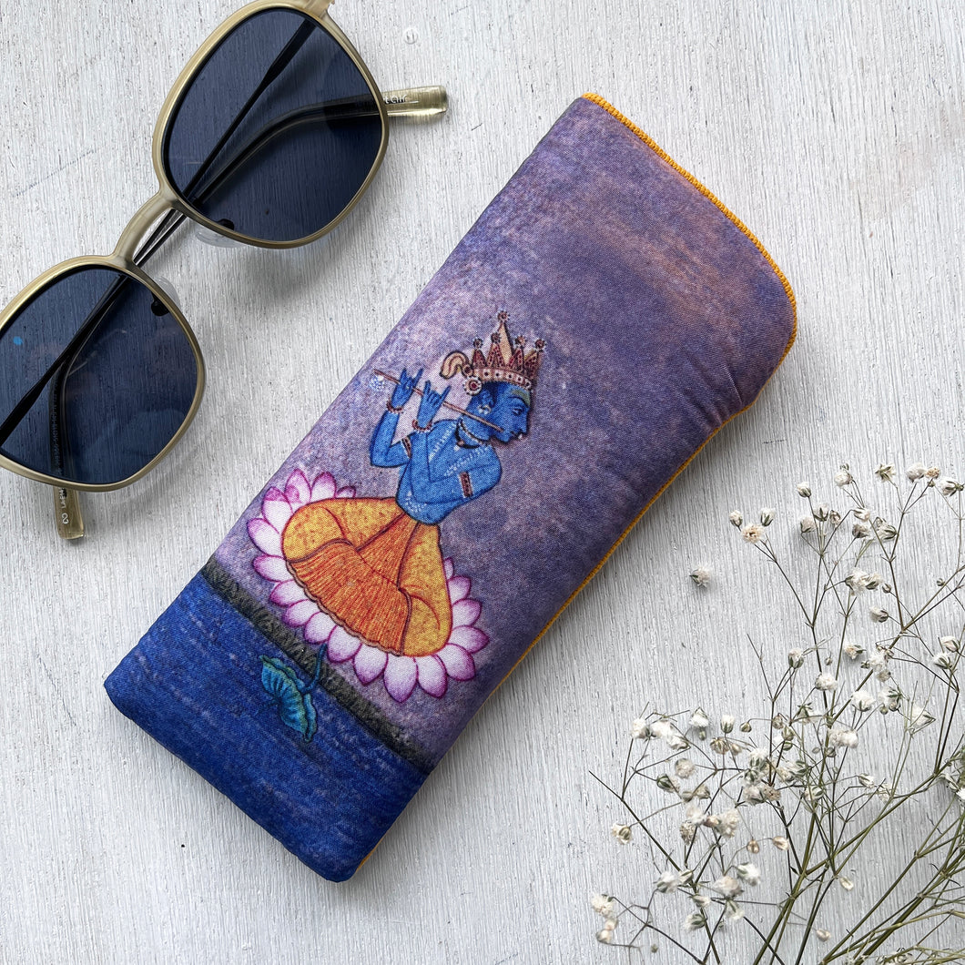 Spectacle Case - Pahadi Miniature ~ Krishna