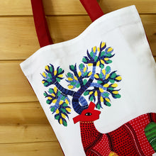 Load image into Gallery viewer, Tote Bag, Gond Deer
