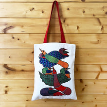 Load image into Gallery viewer, Tote Bag, Gond Birds
