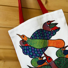 Load image into Gallery viewer, Tote Bag, Gond Birds

