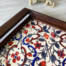 Load image into Gallery viewer, Teak Wood Tray - Jaipur City Palace
