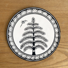 Load image into Gallery viewer, Trivet, round - Patachitra Tree, Deodar
