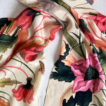 Load image into Gallery viewer, Scarf Crepe - Mughal Garden
