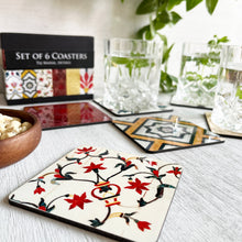 Load image into Gallery viewer, Coasters set of 6 - Taj Mahal, Details
