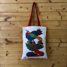 Load image into Gallery viewer, Tote Bag, Gond Birds
