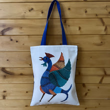 Load image into Gallery viewer, Tote Bag, Gond Rooster
