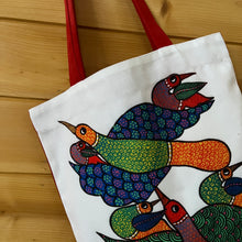 Load image into Gallery viewer, Tote Bag, Gond Birds
