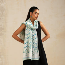 Load image into Gallery viewer, Scarf Chanderi - Himalayan, Wild Flowers
