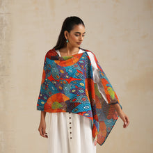 Load image into Gallery viewer, Cape Shrug -Peacock Gond
