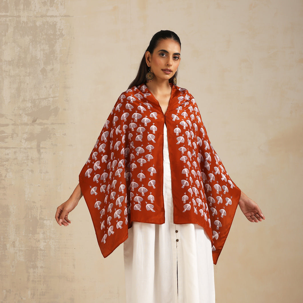 Cape Shrug - Birds Warli