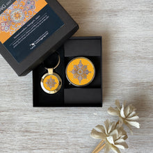 Load image into Gallery viewer, Gift Set  -  Keyring and Pill Box - Nahargarh
