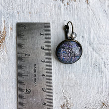 Load image into Gallery viewer, 18 mm Round Lever Back With Beads - Nature Inspired Art - Blue Web
