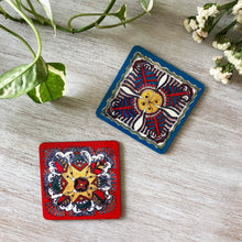 Load image into Gallery viewer, Coasters set of 2 - Madhubani Fish
