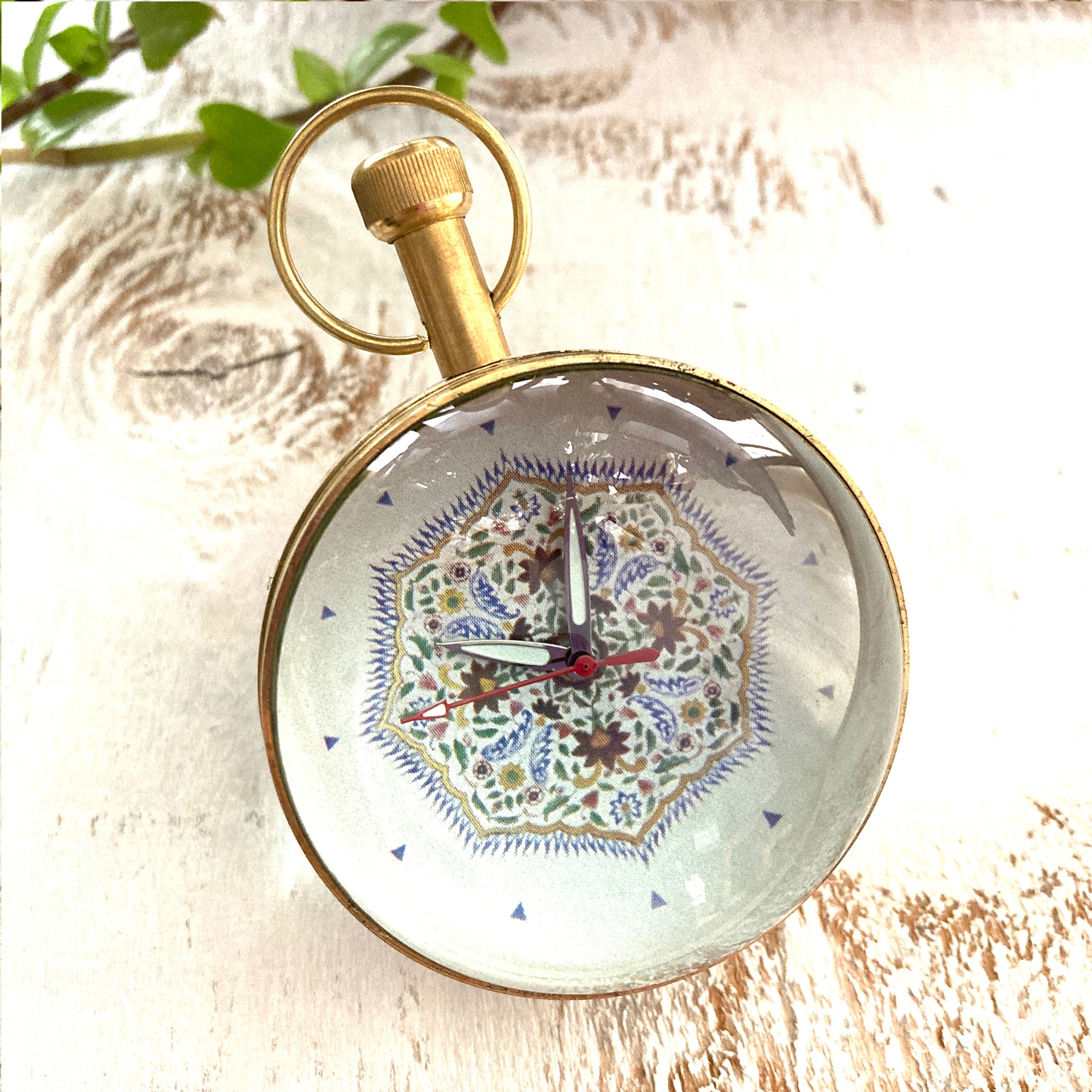 Paper Weight Clock - Painted Medallion - Amer Fort, Jaipur – Froggmag