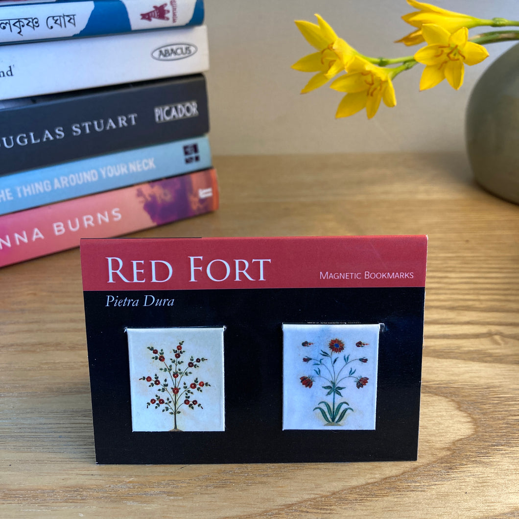 Magnetic Bookmarks set of 2 - Red Fort