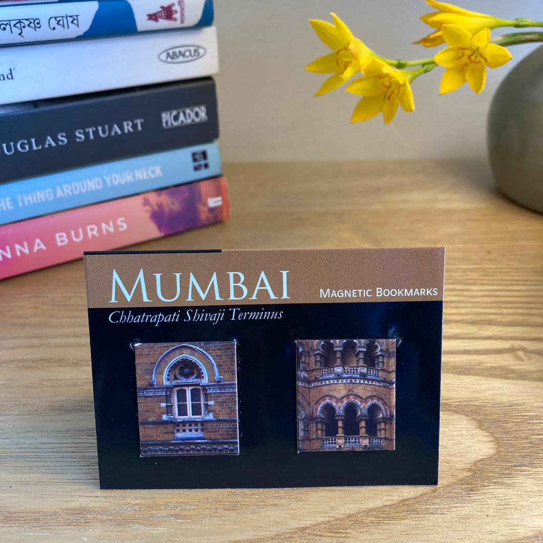 Magnetic Bookmarks set of 2 - Mumbai Vt