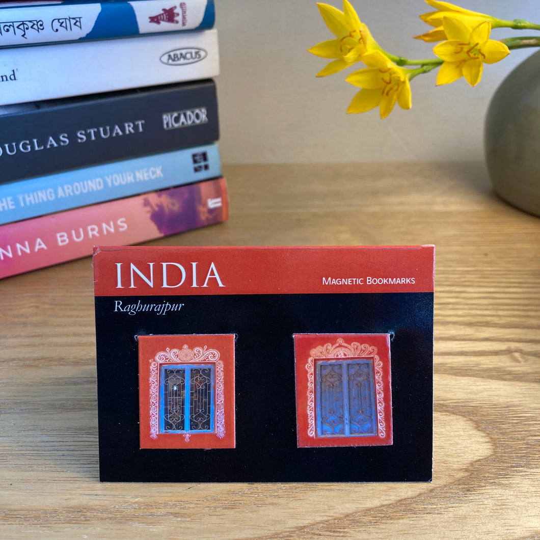 Magnetic Bookmarks set of 2- Raghurajpur Window